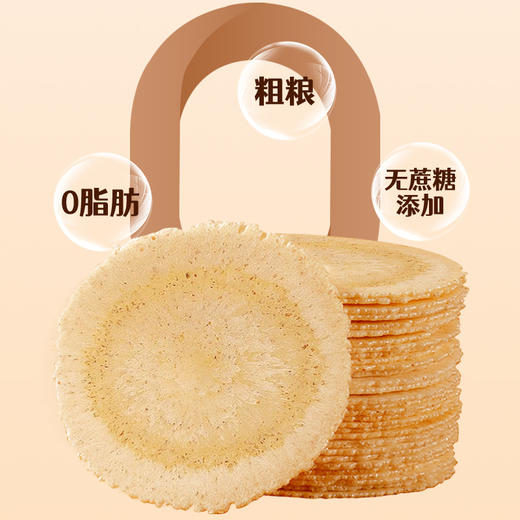 「9.9元包邮！轻薄酥脆」全麦风吹饼干 五谷粗粮休闲馋嘴小吃零食 商品图1