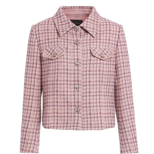 乔万尼春秋短外套高级感格纹上衣ET3B680 商品图5