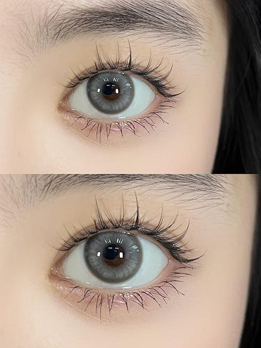 SinceCon 塔娜灰 月抛 2片 14.2mm 参考着色13.4mm 基弧8.5 含水40% 新锐国货 商品图3