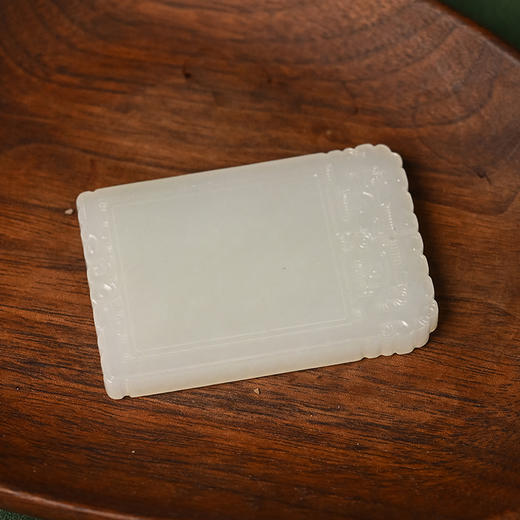 和田玉雕无事牌 商品图4