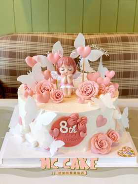 女孩公主生日蛋糕