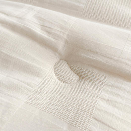 【原棉民宿被子】提花大格大豆被芯白色柔软被子全棉原棉民宿被子学生 商品图2