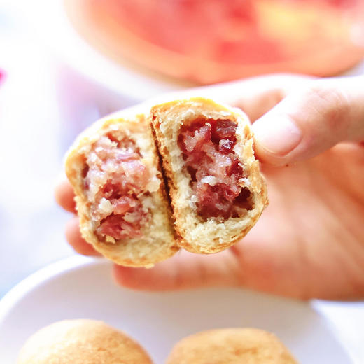 云南特色月饼【逐南味】一口云腿酥小饼礼盒 火腿粒粒分明 外皮酥 馅料多 商品图5