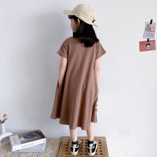 裁缝学苑TQ97儿童连衣裙纸样T恤新款女童裙子童装衣服版型样板图 商品图0