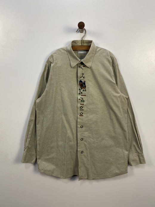 Y2K Vintage canda by C&A 奥地利 100% 全棉 蒂罗尔长袖衫 _DRRL(L) 商品图1