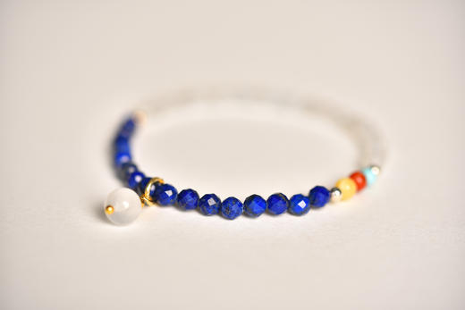 【CRYSTALSOUL】水晶手链-月光石、青金石 商品图5