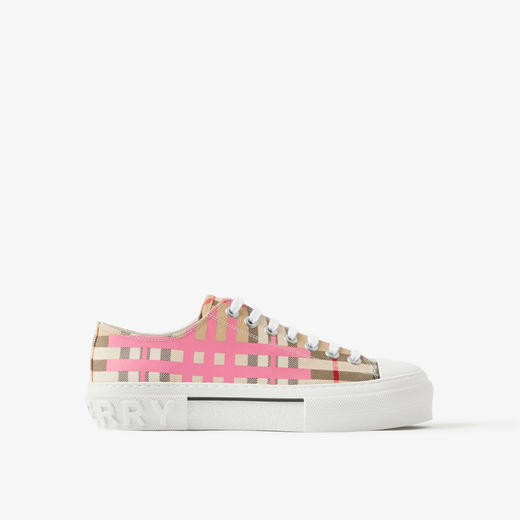 BURBERRY 巴宝莉 女士格纹系带休闲运动鞋 格子 8072374 A8790 商品图0