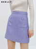 NEELLY纳俪商场同款小香风半身裙2023秋新款时尚精致双口袋A字裙N23083E01161 商品缩略图2