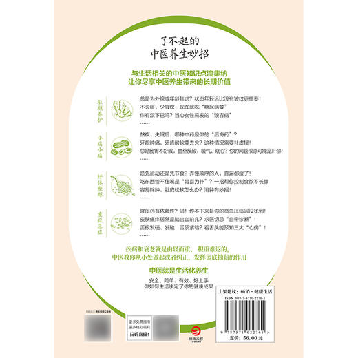 了不起的中医养生妙招 单本  作者 佟彤 湖南科学技术出版社 商品图1