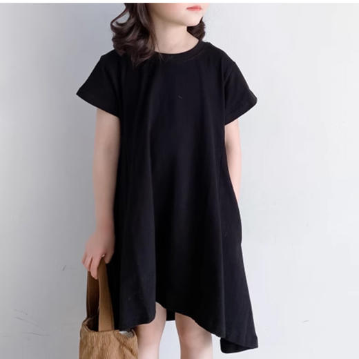 裁缝学苑TQ97儿童连衣裙纸样T恤新款女童裙子童装衣服版型样板图 商品图1