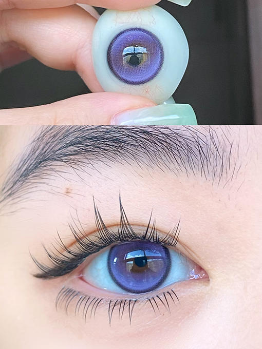 summerbaby 月亮紫 月抛 2片 14.2mm 参考着色13.4mm 基弧8.5 含水40% 新锐国货 商品图4