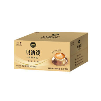 康师傅 贝纳颂咖啡拿铁 300ml*15瓶 整箱装 即饮咖啡饮料  热门商品 商品图1