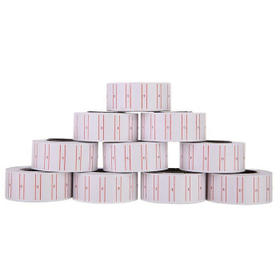 天章 （TANGO）通用单排标价纸21.5*12mm 600张/卷 10卷/筒 打码纸价签纸打价纸 价格标签贴纸打码机标签纸