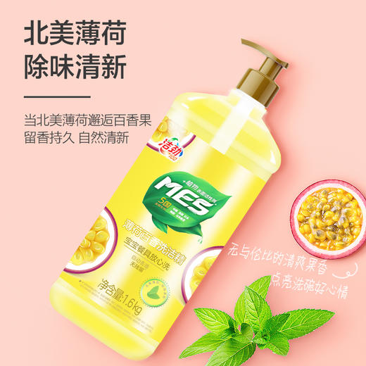洁劲100薄荷百香洗洁精1.6KG 1瓶 商品图1