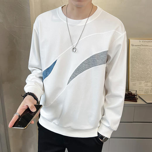 【一口价】【新款DPJ】大依优型大码长袖卫衣加肥加大肥佬休闲宽松透气上衣秋装打底男士胖子 商品图0