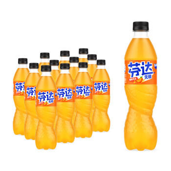 可口可乐（Coca-Cola）芬达 Fanta 高考季 无糖零卡橙味汽水饮料500ml*12瓶 高分必达 商品图2