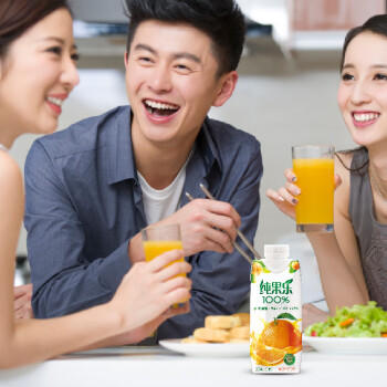 百事可乐纯果乐 100%果汁 橙汁纯果汁 330ml*12盒 商品图0
