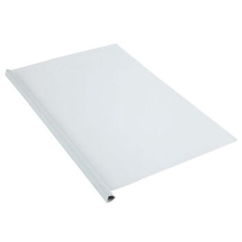 天章 （TANGO）抽杆夹10mm宽10个装拉杆夹透明白包书皮封面保护套加厚A4报告资料简历学习资料试卷纸夹办公用品 商品图5