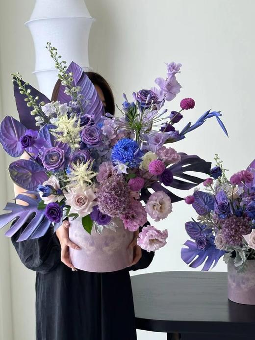 大理石梅紫酱圆盒 方盒套二 商品图6