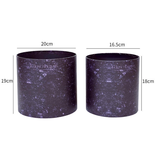 大理石梅紫酱圆盒 方盒套二 商品图4