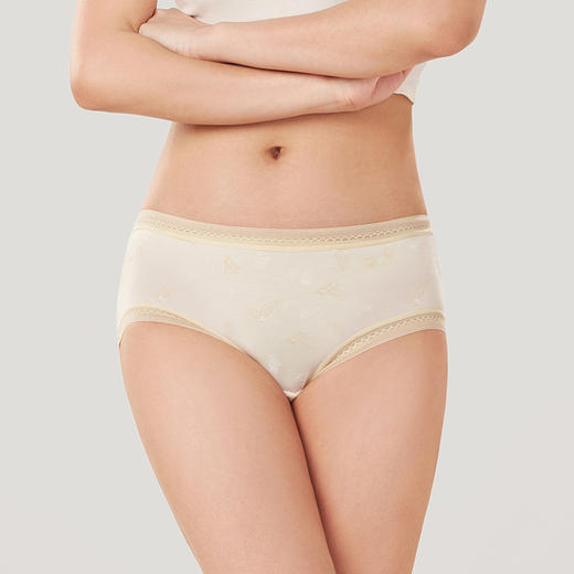 都市丽人健康系列莫代尔木代尔系列中腰平角女士内裤LK35K9 商品图2