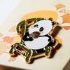 乐活熊猫懒熊猫徽章 商品缩略图1