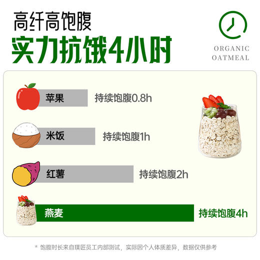璞匠有机燕麦片官方旗舰店即食免煮冲饮隔夜懒人速食代餐营养早餐 商品图1