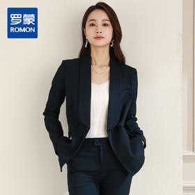 【简约精致】罗蒙女式西服商务通勤经典百搭舒适长袖西服外套女