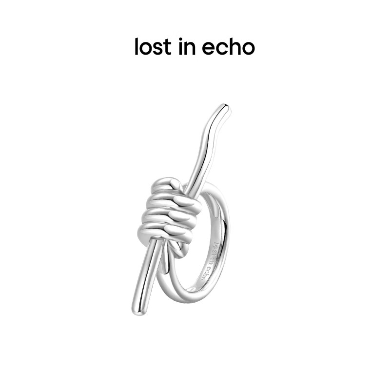 lost in echo 绳结游戏系列小众捆绳结戒指女
