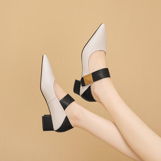 时尚拼接，气质百搭单鞋GLS690 商品图3