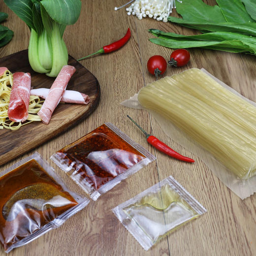 「东北口味！制作简便」过桥米线350克/袋装 真空包装过桥米线改良版方便零食 粮油米面 商品图1