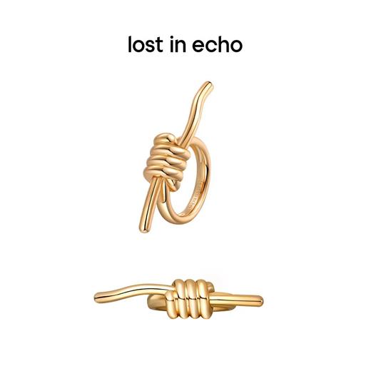 lost in echo 绳结游戏系列小众捆绳结戒指女 商品图4