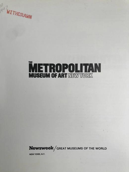 纽约大都会艺术博物馆图集（1978） 128幅彩色插图 精装大16开 商品图3