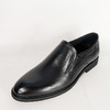 豪行秋款11374136真皮商务正装休闲皮鞋一脚蹬黑低跟舒适工作鞋男 商品缩略图1