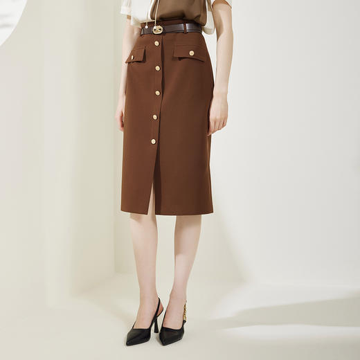 NG501斯尔丽瑟俪2023秋季新款高级白领气质百搭显瘦半裙 商品图1