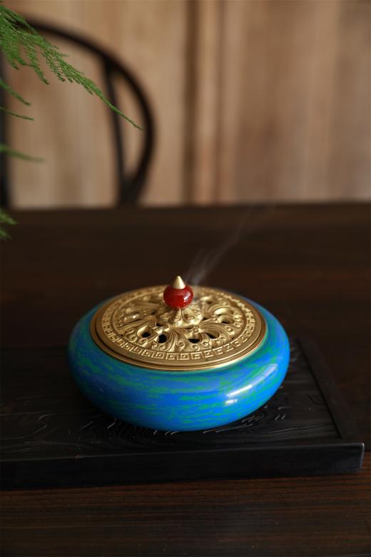 大漆香炉蓝 商品图4