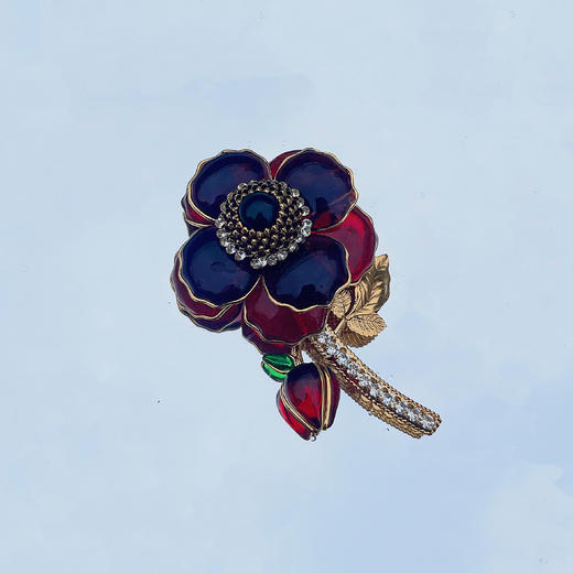 订购6个月到｜Gripoix Paris-Pop Glamour Statement-复古 琉璃 胸针［法国设计师］ 商品图2