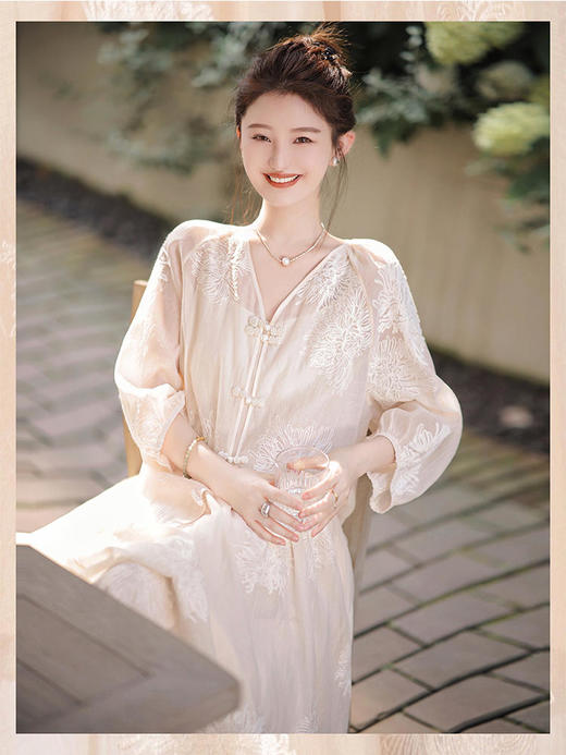 【新国风套装】精细刺绣纹理花型生动立体 商品图2