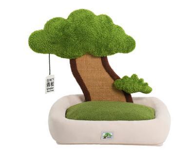 【已绝版】“树下青松”宠物抓抓床 大号 商品图0