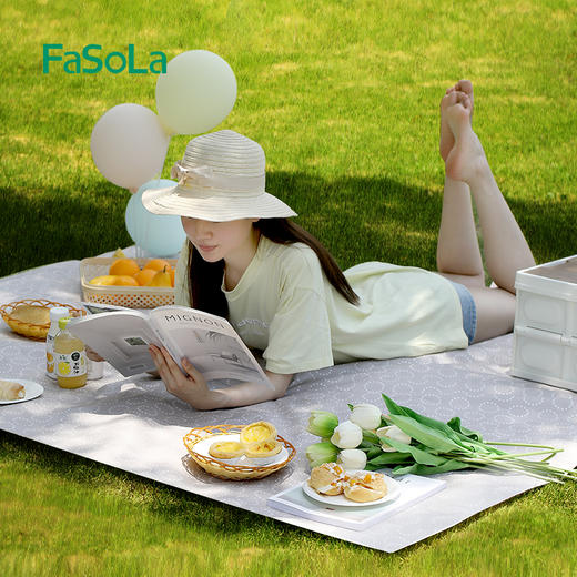 FaSoLa 野餐垫防潮布户外露营野炊地垫加厚防水便携草坪沙滩春游垫 商品图0