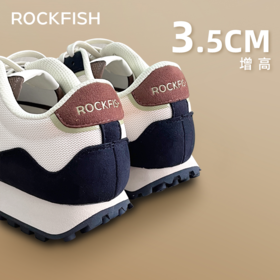 Rockfish 英国301复古慢跑厚底运动鞋防泼水情侣华夫休闲鞋