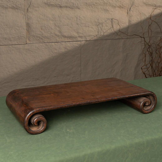 清 红木书卷几摆件 商品图4