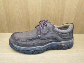 豪行休闲皮鞋系带男单鞋11311778户外防滑运动鞋