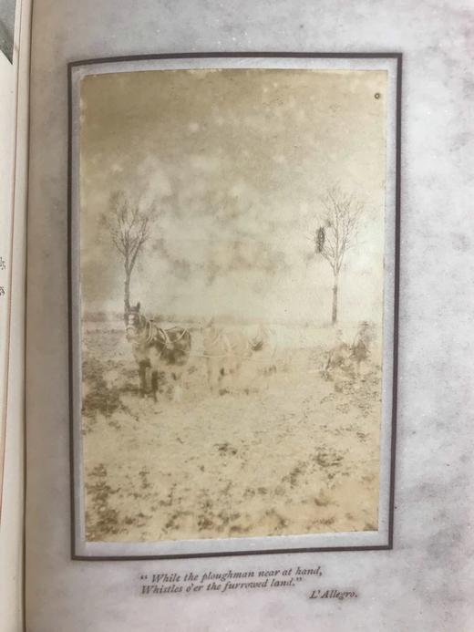 约19世纪后期 弥尔顿诗集 6幅手工贴图 漆布精装32开 商品图10