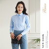 【60长绒棉】罗蒙四季百搭女式长袖衬衫优雅简约纯色基础商务衬衣女 商品缩略图2