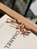 Ch@nel Coco crush系列菱格纹耳环，18K真金厚金，重工打造！菱格线条的棱角感与zp一致顽美视觉效果。 商品缩略图1