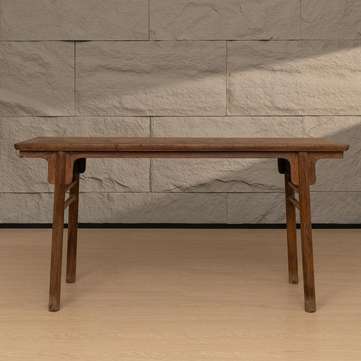 清 红木夹头榫刀牙板平头案 商品图0