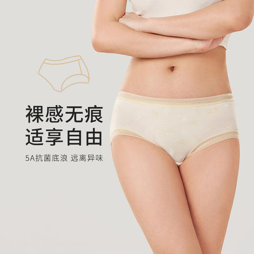 都市丽人健康系列莫代尔木代尔系列中腰平角女士内裤LK35K9 商品图0