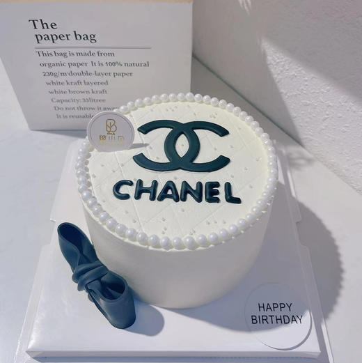 小香风—翻糖生日蛋糕 商品图0