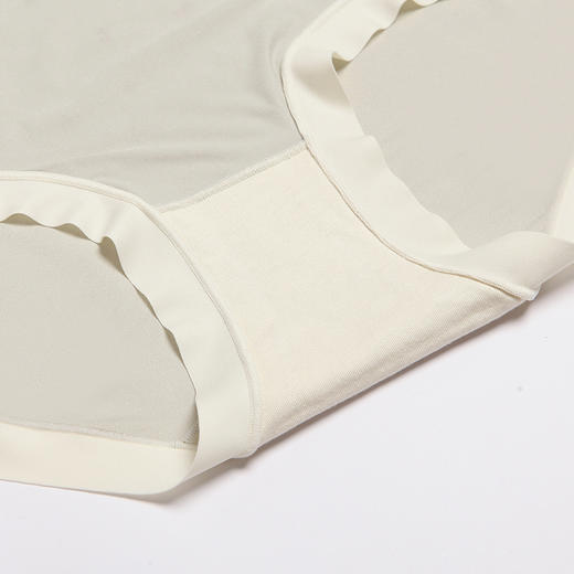 都市丽人时尚系列锦泳磨毛薄透丝滑中腰平角女士内裤LK35H7 商品图7